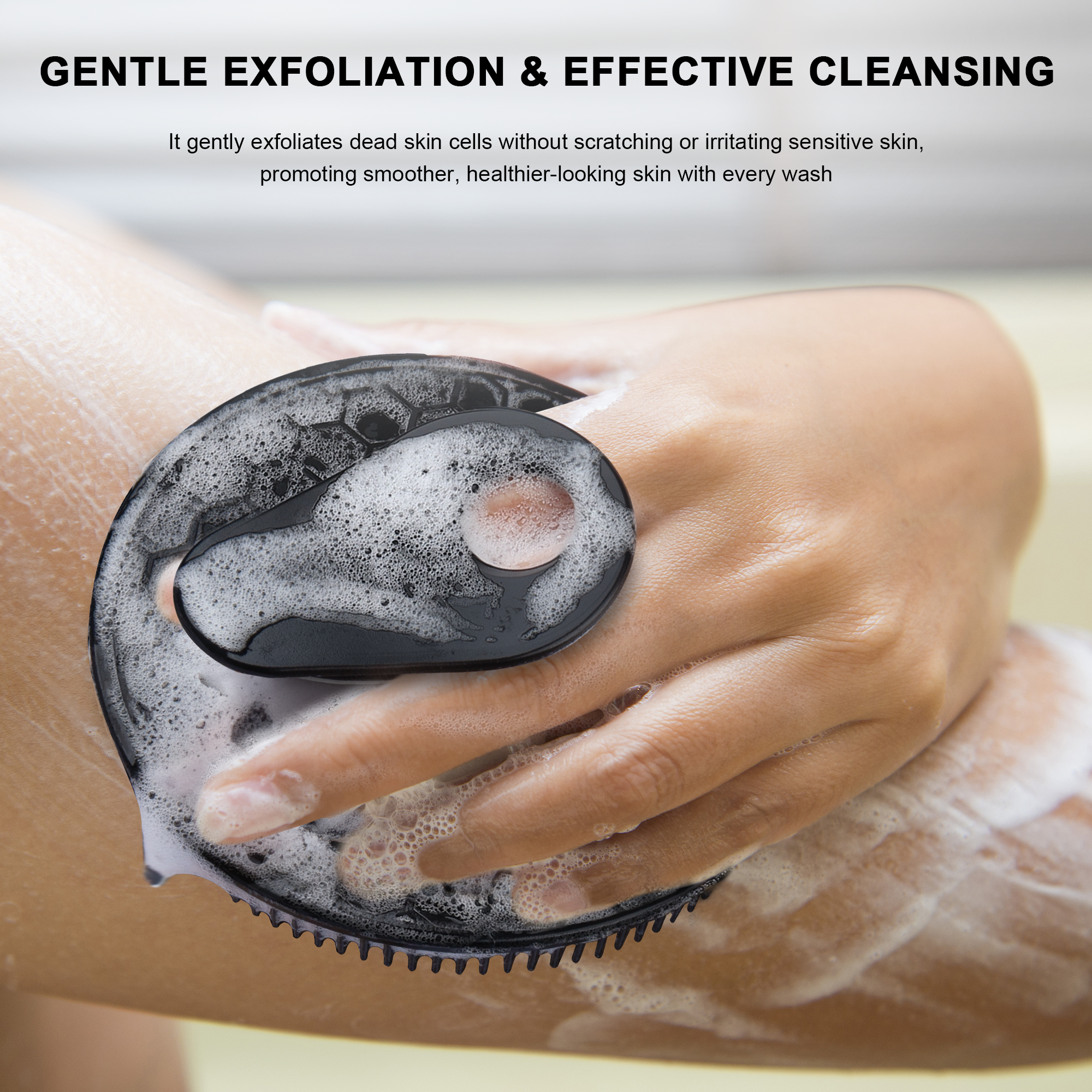 SJ-23 Silicone Bath Brush – Gentle, Effective & Spa-Like Cleansing