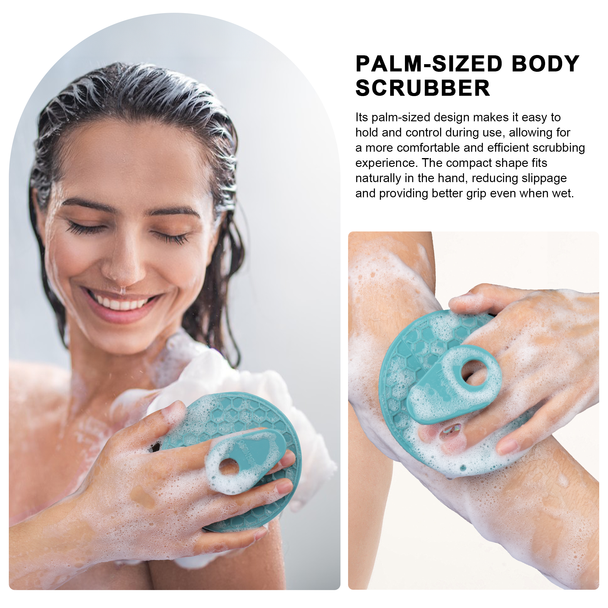 SJ-23 Silicone Bath Brush – Gentle, Effective & Spa-Like Cleansing