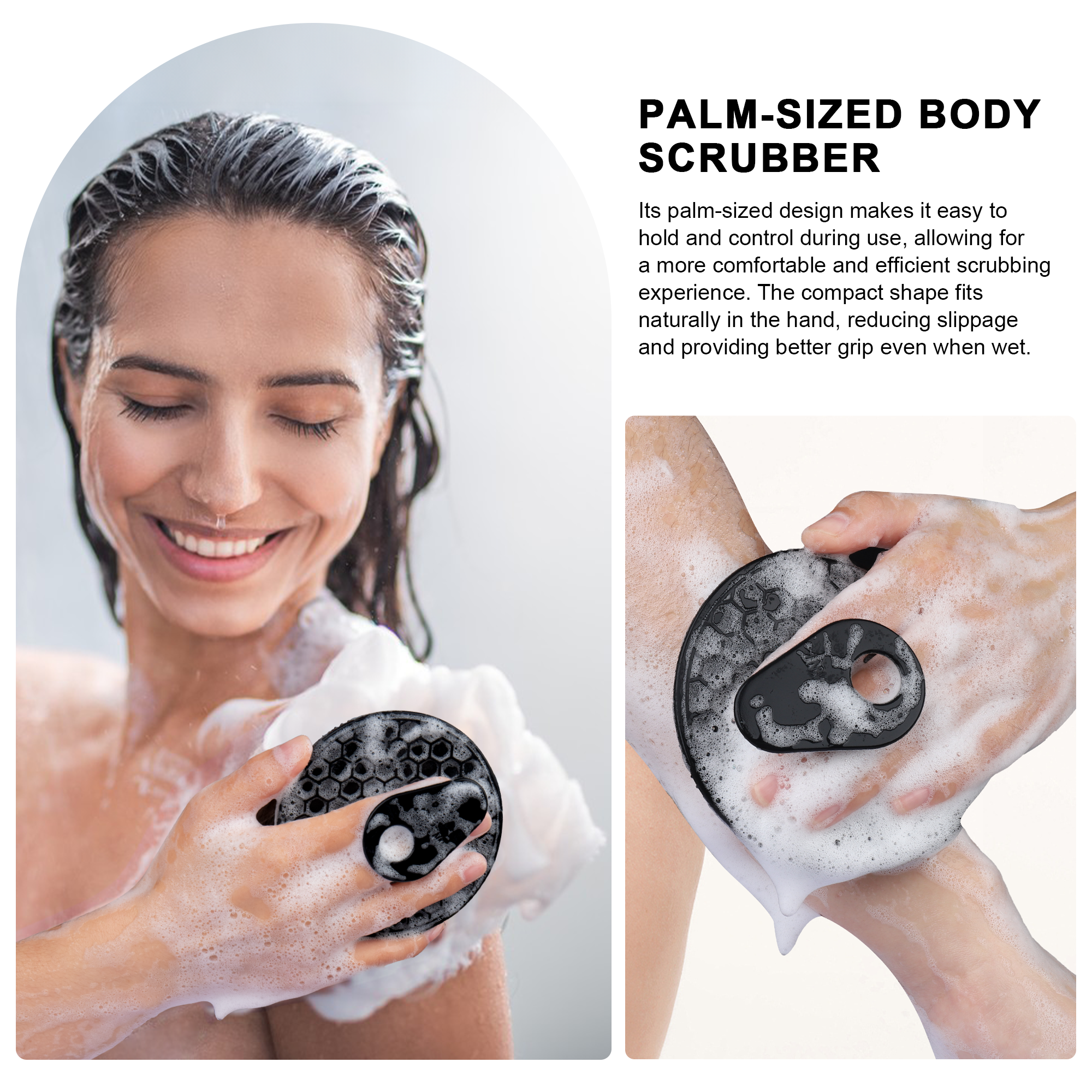 SJ-23 Silicone Bath Brush – Gentle, Effective & Spa-Like Cleansing