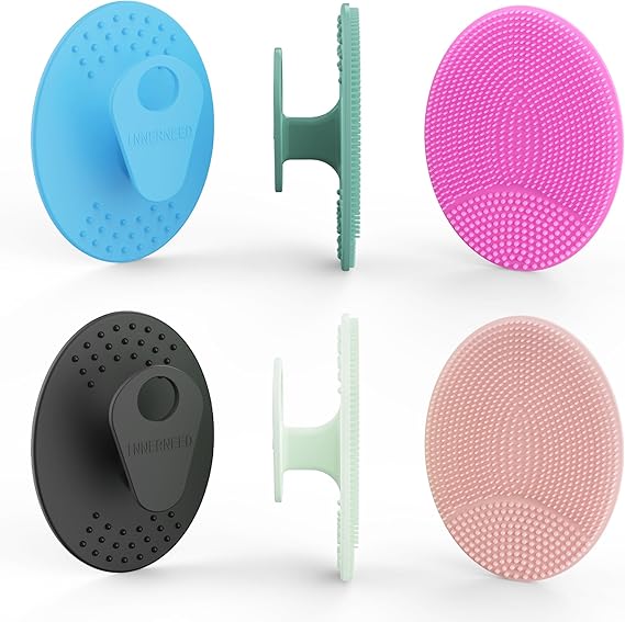 SJ-022 Magnetic Silicone Facial Cleansing Brush – 4-Pack & 6-Pack Bundles | Deep Clean & Compact Storage