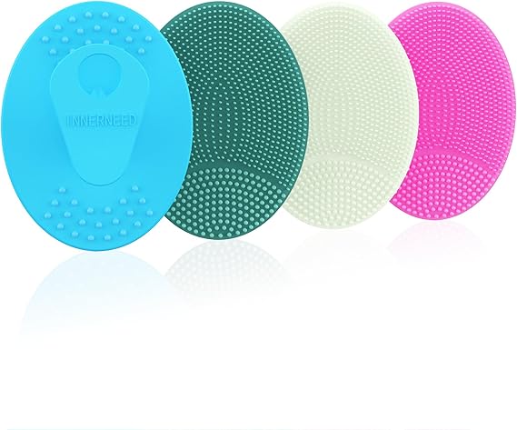 SJ-022 Magnetic Silicone Facial Cleansing Brush – 4-Pack & 6-Pack Bundles | Deep Clean & Compact Storage
