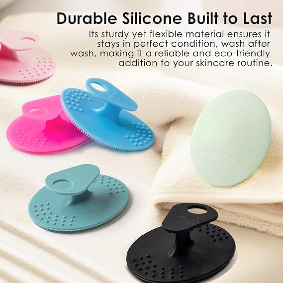 SJ-022 Magnetic Silicone Facial Cleansing Brush – 4-Pack & 6-Pack Bundles | Deep Clean & Compact Storage