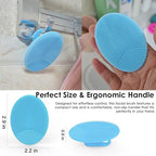 SJ-022 Magnetic Silicone Facial Cleansing Brush – 4-Pack & 6-Pack Bundles | Deep Clean & Compact Storage