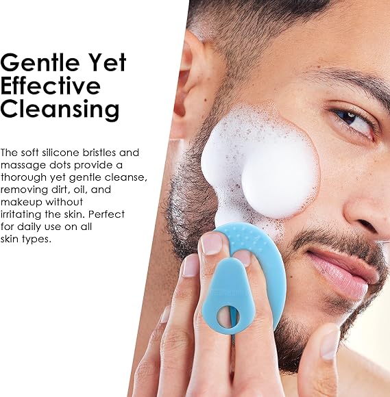 SJ-022 Magnetic Silicone Facial Cleansing Brush – 4-Pack & 6-Pack Bundles | Deep Clean & Compact Storage