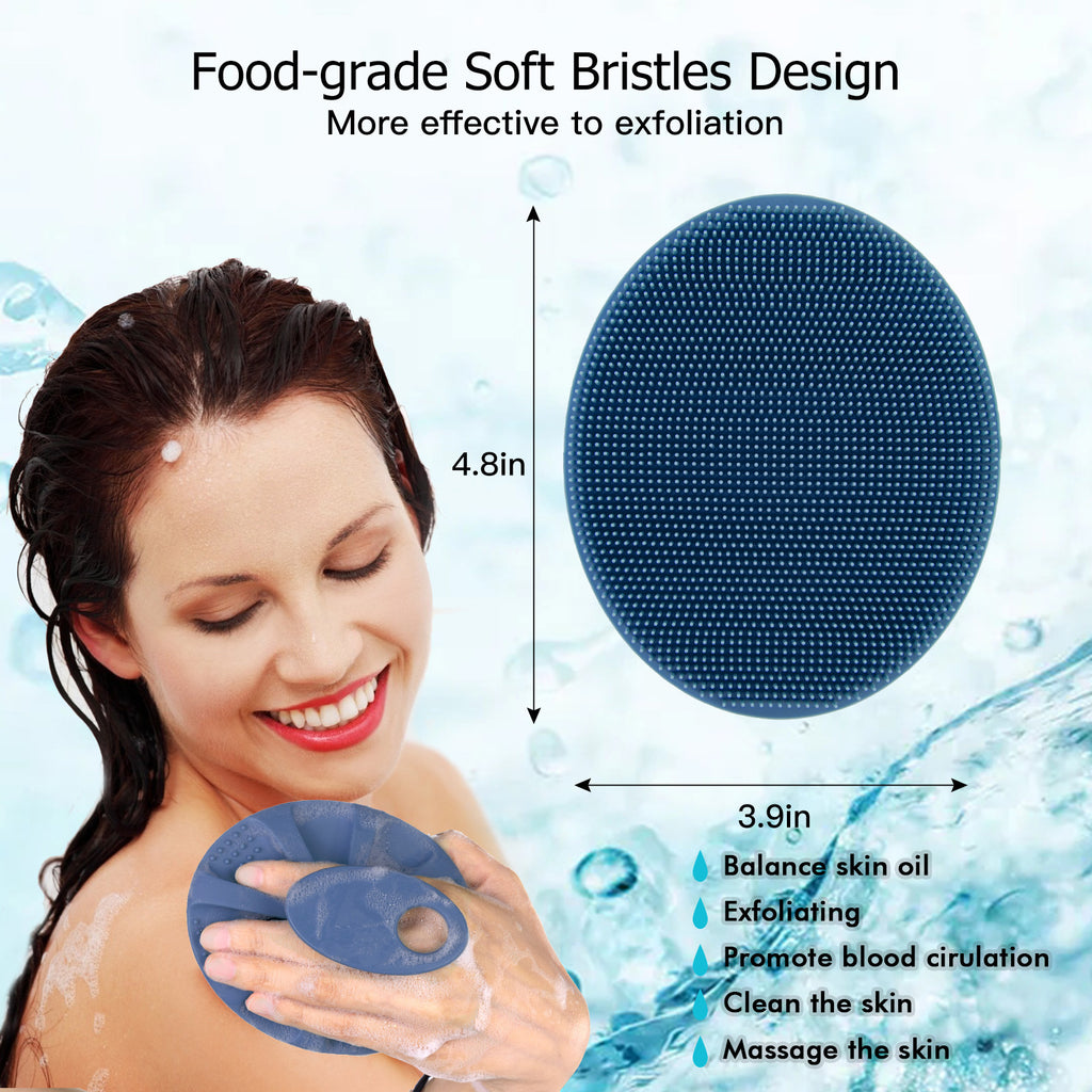 SJ-012 Handheld Oval Bath Brush – Effective, Ergonomic & Skin-Friendly