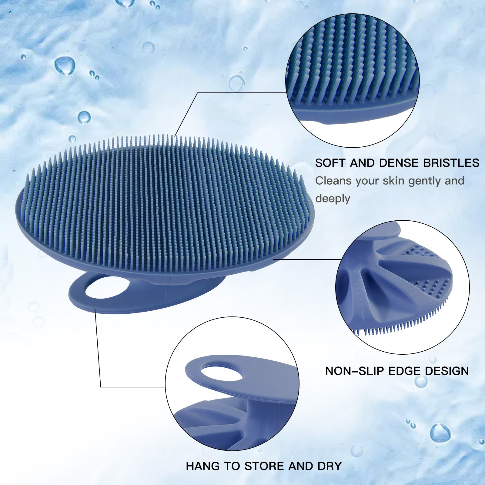 SJ-012 Handheld Oval Bath Brush – Effective, Ergonomic & Skin-Friendly
