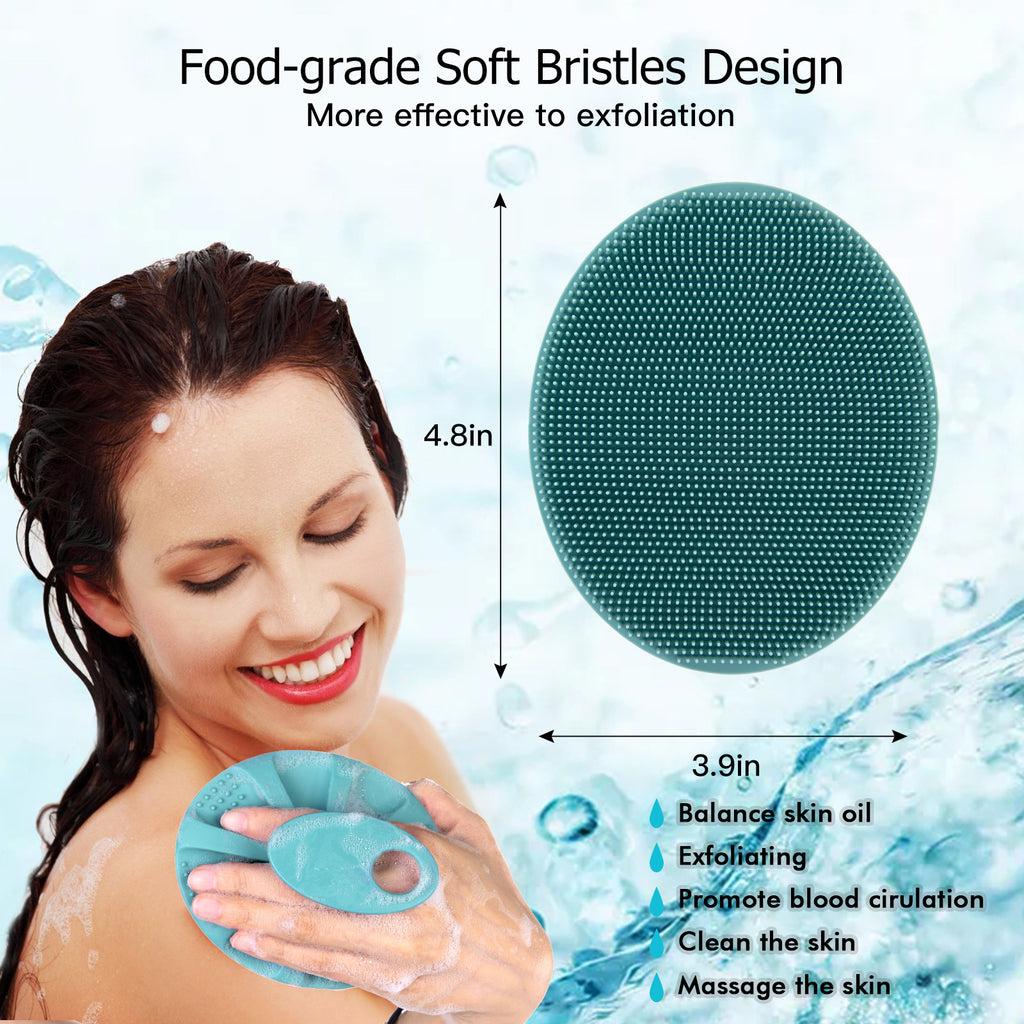 SJ-012 Handheld Oval Bath Brush – Effective, Ergonomic & Skin-Friendly