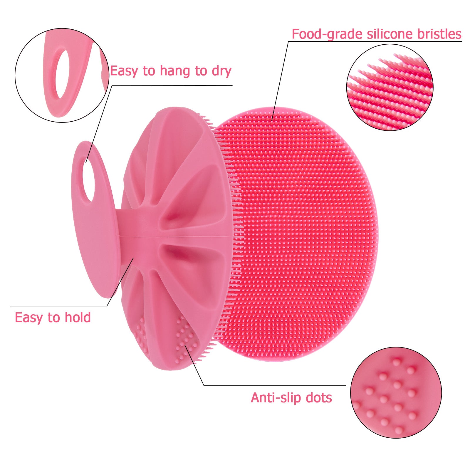 SJ-012 Handheld Oval Bath Brush – Effective, Ergonomic & Skin-Friendly