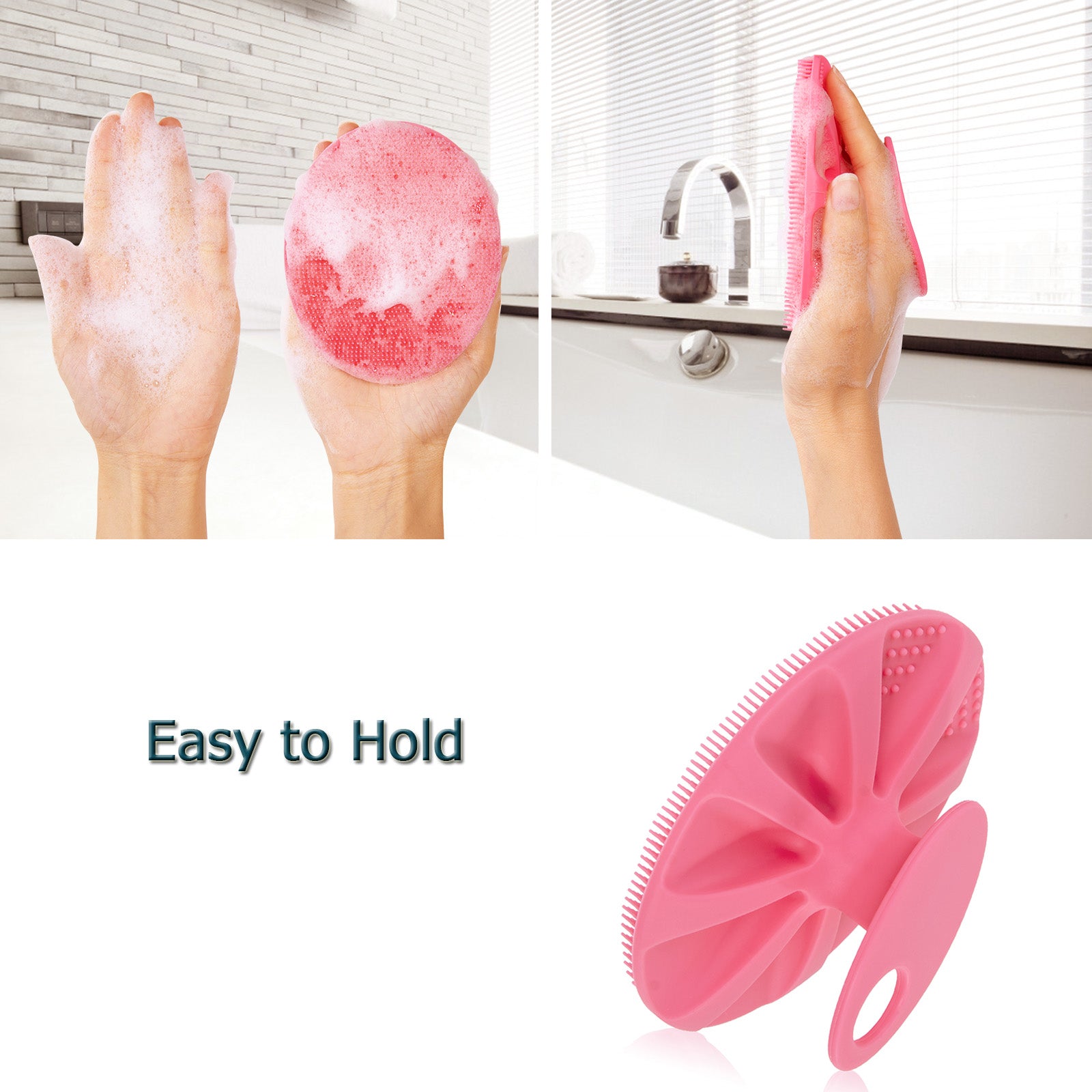 SJ-012 Handheld Oval Bath Brush – Effective, Ergonomic & Skin-Friendly
