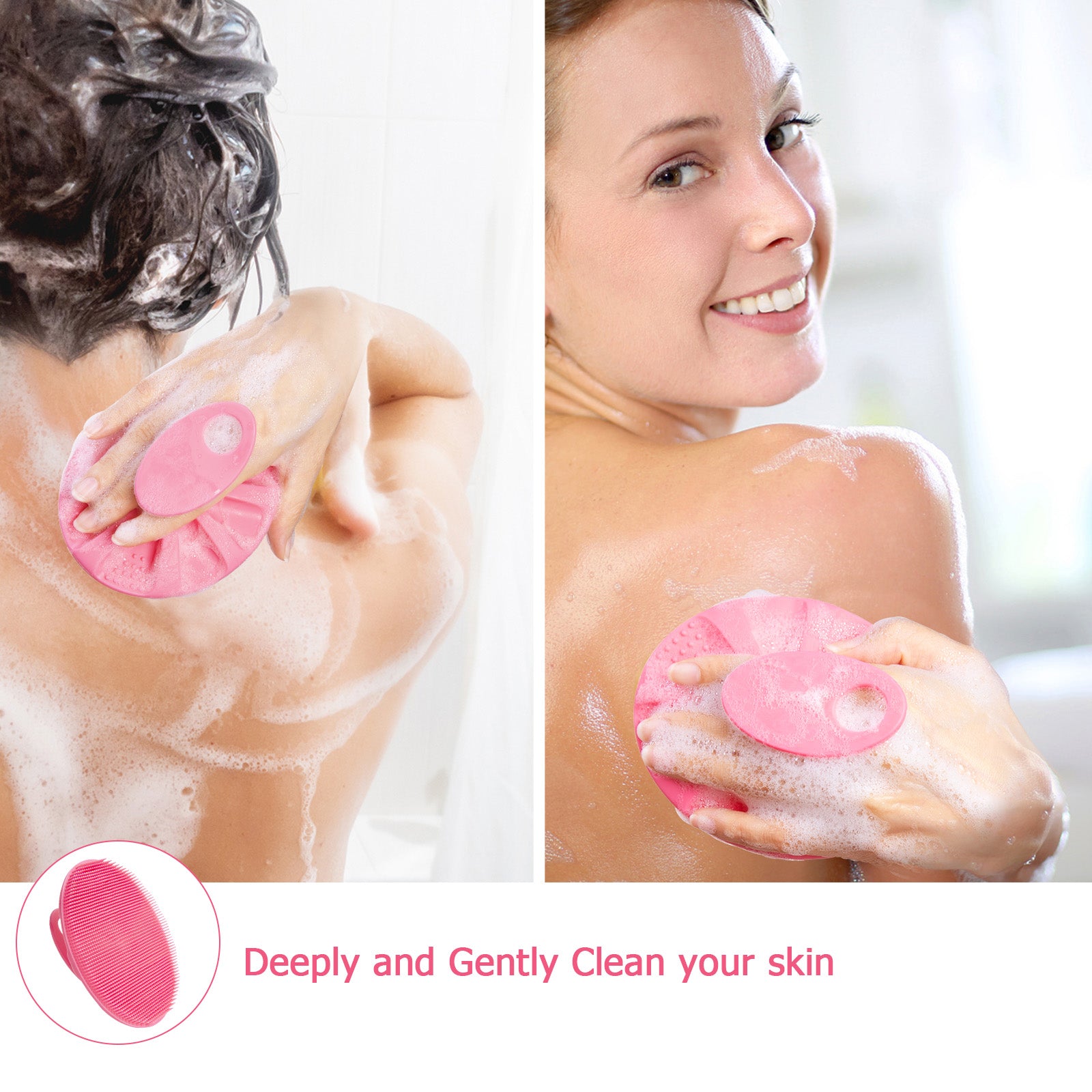 SJ-012 Handheld Oval Bath Brush – Effective, Ergonomic & Skin-Friendly