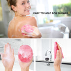 SJ-012 Handheld Oval Bath Brush – Effective, Ergonomic & Skin-Friendly