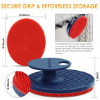 Magnetic Silicone Facial Cleansing Brush – Deep Clean & Compact Storage
