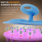 SJ-021 Translucent Magnetic Silicone Scalp Brush | Gentle Cleansing, Improves Circulation & Scalp Health