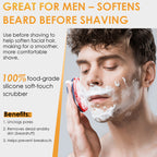 Magnetic Silicone Facial Cleansing Brush – Deep Clean & Compact Storage
