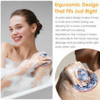Magnetic Silicone Bath Brush – Easy Storage & Gentle Cleaning