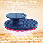 Magnetic Silicone Facial Cleansing Brush – Deep Clean & Compact Storage