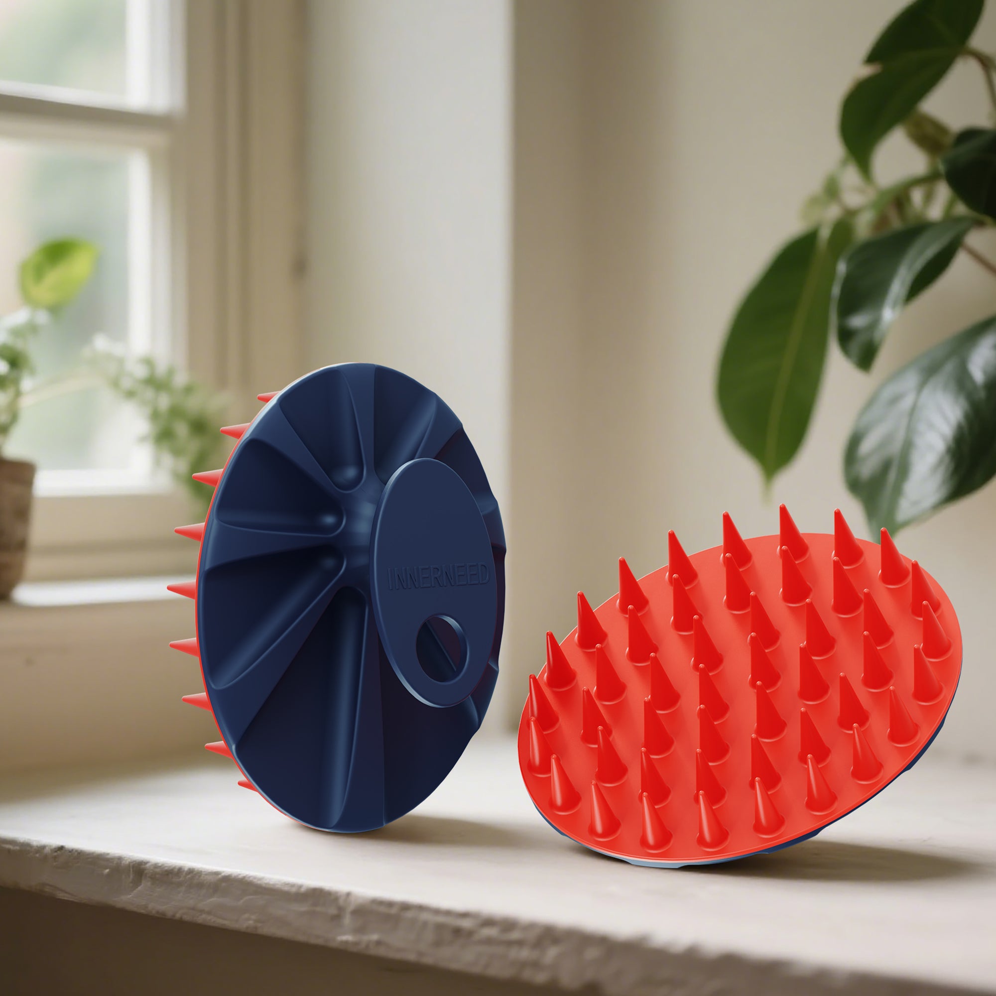 Magnetic Scalp Massager Brush | Soft Silicone Bristles