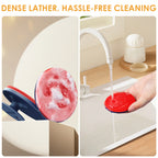 Magnetic Silicone Facial Cleansing Brush – Deep Clean & Compact Storage
