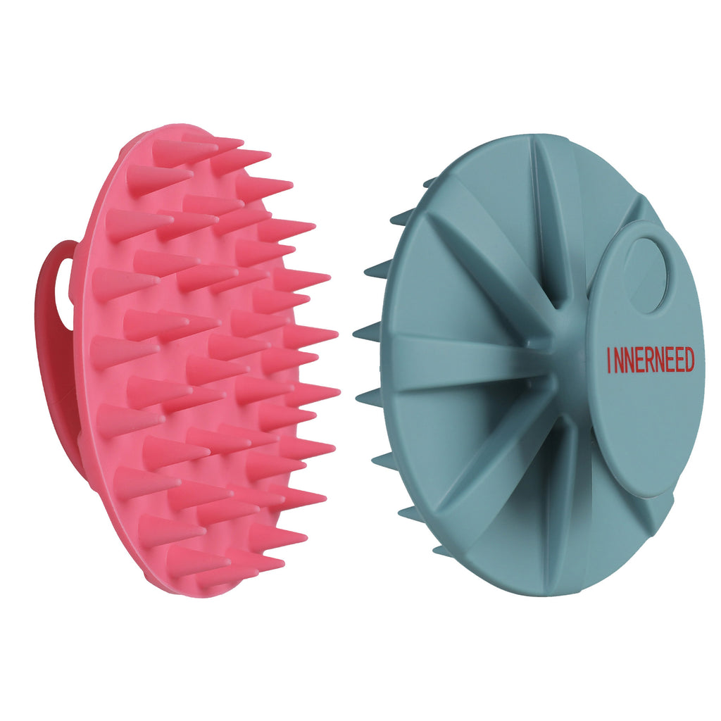 SJ-04 Scalp Massager Brush | Soft Silicone Bristles for Gentle Hair & Scalp Care